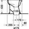 Duravit Stand-WC DURAPLUS trocken f Kl-verschluss 350x470mm weiß