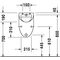 Duravit Urinal FIZZ 305x285mm Zul v hint o Fliege f De we WG