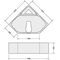 Duravit Wannenträger D-CODE für 700137, 1400x1400mm