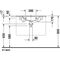 Duravit Möbelwaschtisch DARLING NEW m ÜL HLB 830x545mm 3 Hahnlöcher weiß