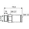 SCHELL Montageelement 1/2Zoll, mit Dichtstopfen mit ASAG Messing - VPE: 25