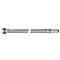 Schell flex Schlauch FLEX clean-fix S 3/8Zoll ÜM Rohrstutzen d= 10mm 300mm chrom - VPE: 20