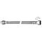 Schell flex Schlauch FLEX clean-flex S 3/8Zollx10mm 3/8Zoll ÜM, drehbar, chrom 5 - VPE: 20