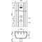 SCHELL Duschpaneel LINUS DP-SC-T m Duschkopf COMFORT Alu-eloxiert
