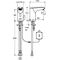 Schell Elektronische WT-Armatur XERIS E Typ HD-M, Batteriebetrieb chrom, small