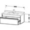 Duravit Waschtischunterbau KETHO 465x1000x410mm weiß matt