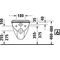 Duravit Wand-WC D-CODE VITAL tief, 360x700mm, barrierefrei weiß