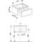 Keuco Waschtischunterbau EDITION 11 700x350x535mm m LED-I-Bel we