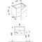 Keuco Waschtischunterbau ROYAL REFLEX 496x450x487mm Ans li sw