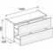 Keuco Unterbauschrank EDITION 11 PLANNIN 1400x700x535mm m LED-I-Bel we sdm
