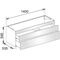 Keuco Waschtischunterbau EDITION 400 1400x546x535mm ei ant