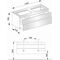 Keuco Waschtischunterbau EDITION 400 1400x546x535mm o HL-Boh we Glas we klar