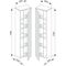 Keuco Hochschrank EDITION 400 450x1769x300mm Ans re trü