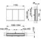 Keuco Spiegelschrank ROYAL MODULAR 2.0 Breite 1100mm Höhe 700mm Tiefe 160mm