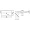 V&B Schrankwaschtisch COLLARO 1000x470mm o ÜL o HL stone white C+