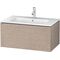 Duravit Waschtischunterbau L-CUBE 820x481x400mm eiche kaschmir