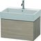 Duravit Waschtischunterbau L-CUBE 394x684x459mm pine silver