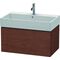 Duravit Waschtischunterbau L-CUBE 394x784x459mm amerikanisch nussbaum