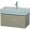 Duravit Waschtischunterbau L-CUBE 394x784x459mm pine silver