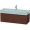 Duravit Waschtischunterbau L-CUBE 394x1184x459mm amerikanisch nussbaum