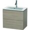 Duravit WT-Unterbau L-CUBE Compact 550x620x391mm pine silver