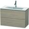 Duravit WT-Unterbau L-CUBE Compact 550x820x391mm pine silver