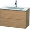 Duravit WT-Unterbau L-CUBE Compact 550x820x391mm europäische eiche