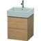 Duravit Waschtischunterbau L-CUBE 544x484x459mm europäische eiche