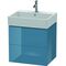 Duravit Waschtischunterbau L-CUBE 544x584x459mm stone blue hochglanz