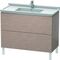 Duravit Waschtischunterbau L-CUBE 469x1020x712mm eiche kaschmir