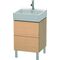 Duravit Waschtischunterbau L-CUBE 582x484x459mm eiche gebürstet