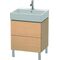 Duravit Waschtischunterbau L-CUBE 582x584x459mm eiche gebürstet