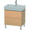 Duravit Waschtischunterbau L-CUBE 582x684x459mm eiche gebürstet