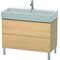 Duravit Waschtischunterbau L-CUBE 582x984x459mm mediterrane eiche