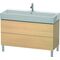 Duravit Waschtischunterbau L-CUBE 582x1184x459mm mediterrane eiche