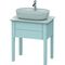 Duravit Waschtischunterbau LUV 743x688x450mm lichtblau seidenmatt