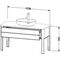 Duravit Waschtischunterbau LUV 743x1388x570mm nordic weiß seidenamtt