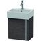 Duravit Waschtischunterbau VERO AIR 428x484x311mm Ans re Ei dunkel gebürstet
