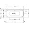 Duravit Rechteck-Whirlwanne HAPPY D.2 Ecke li 180 l 180x80 we 2 RS Air-System