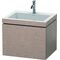 Duravit Waschtischunterbau L-CUBE m WT Vero Air 500x600x480mm 1 HL Ei ka