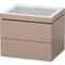 Duravit Waschtischunterbau L-CUBE m WT Vero Air 500x600x480mm o HL Ei ka