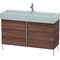 Duravit Waschtischunterbau VERO AIR 581x1184x431mm nussbaum natur