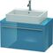 Duravit Konsolenunterschrank X-LARGE 440x800x478mm stone blue hochglanz