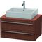 Duravit Konsolenunterschrank X-LARGE 440x800x548mm amerikanisch nussbaum