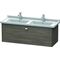 Duravit Waschtischunterbau BRIOSO Griff chrom 452x1220x469mm pine terra