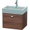 Duravit Waschtischunterbau BRIOSO Griff chrom 442x584x459mm nussbaum natur