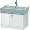 Duravit Waschtischunterbau BRIOSO Griff chrom 442x684x459mm weiß hochglanz