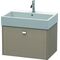 Duravit Waschtischunterbau BRIOSO Griff chrom 442x684x459mm leinen