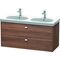 Duravit Waschtischunterbau BRIOSO Griffe chr 563x1170x469mm nussbaum natur