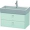 Duravit Waschtischunterbau BRIOSO Griffe chr 442x784x459mm lichtblau matt